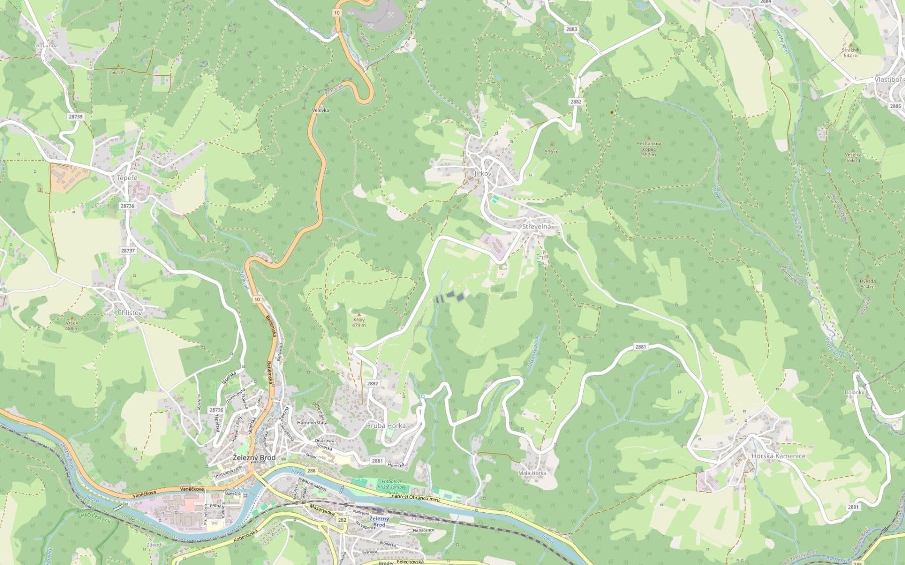 Prodej pozemku 1.097 m², Železný Brod, Liberecký kraj Prodej pozemku 1.097 m², Železný Brod, Liberecký kraj