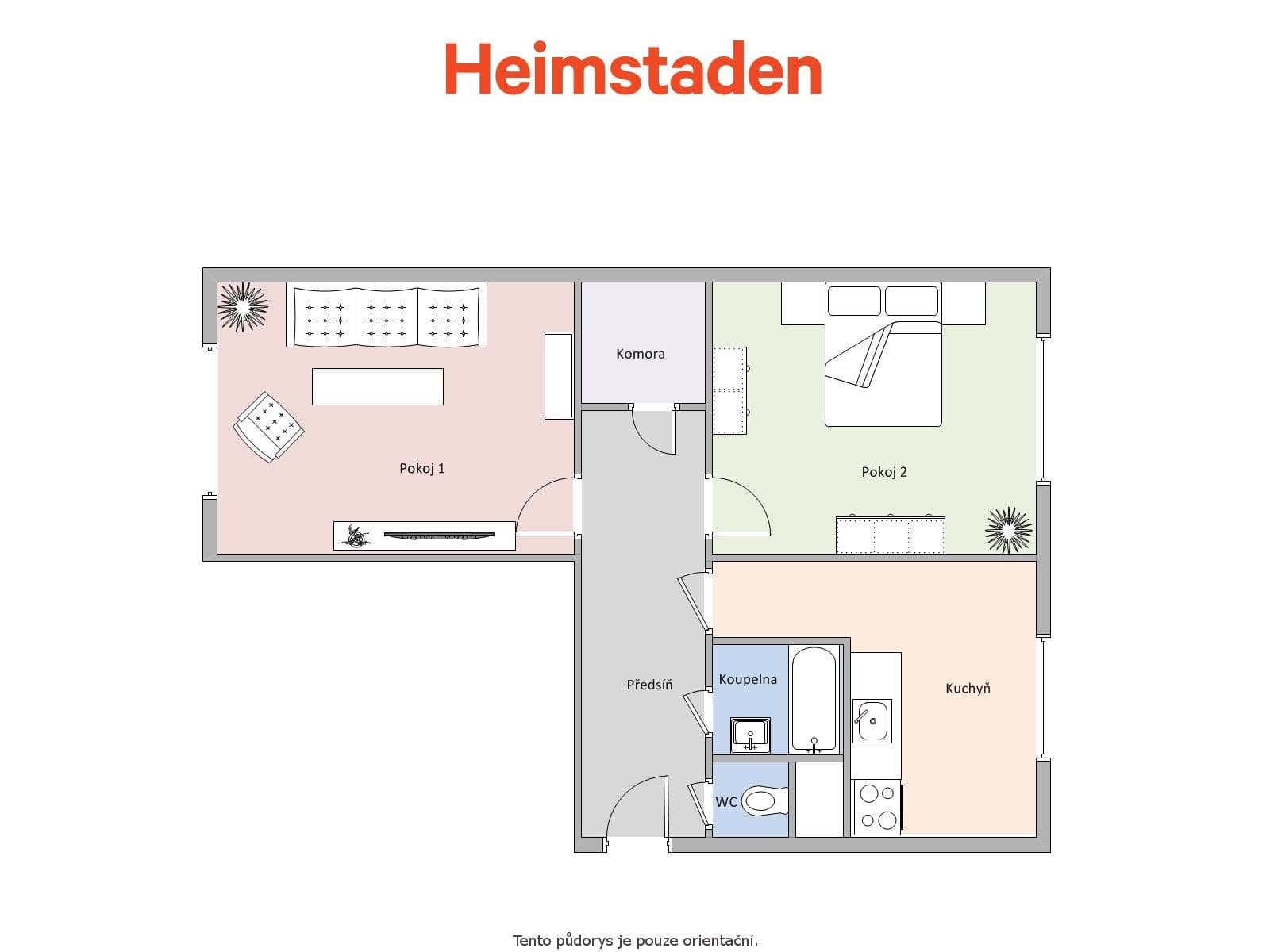 Pronájem bytu 2+1 56 m², Prameny, Karviná, Moravskoslezský kraj Pronájem bytu 2+1 56 m², Prameny, Karviná, Moravskoslezský kraj