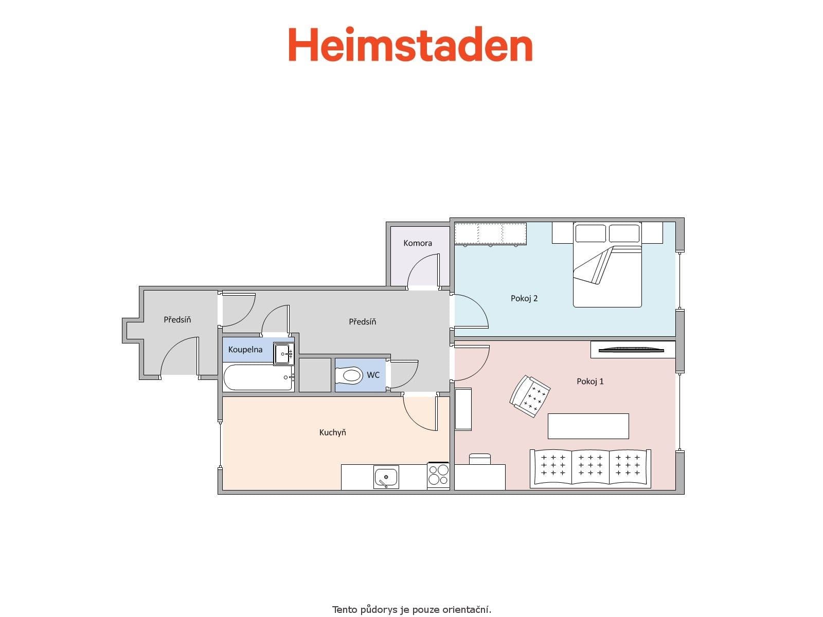 Pronájem bytu 2+1 52 m², Pokrok, Karviná, Moravskoslezský kraj Pronájem bytu 2+1 52 m², Pokrok, Karviná, Moravskoslezský kraj