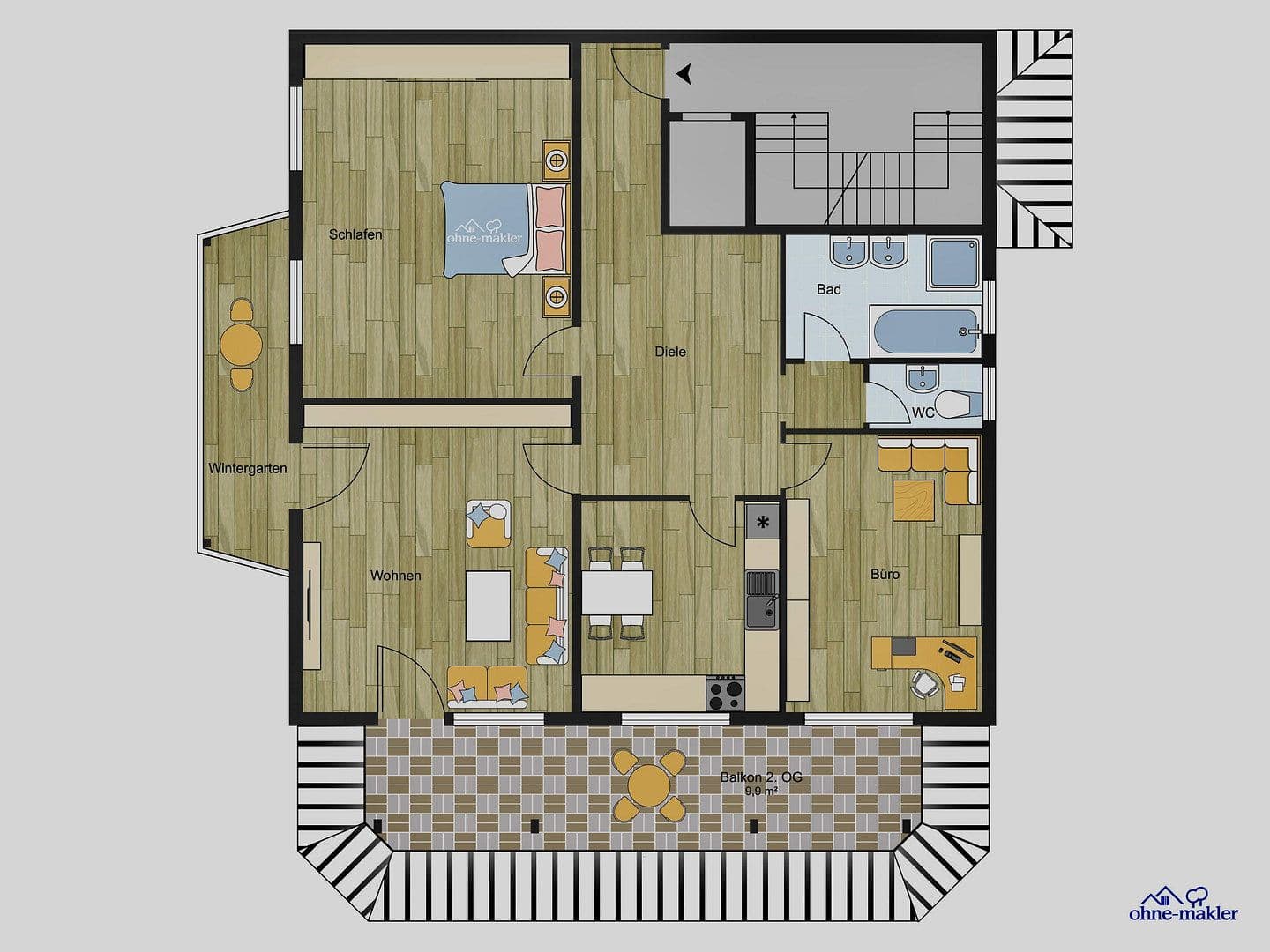 Pronájem bytu 3+1 135 m², Hauptstraße 30, Bischofsmais, Bavorsko Pronájem bytu 3+1 135 m², Hauptstraße 30, Bischofsmais, Bavorsko