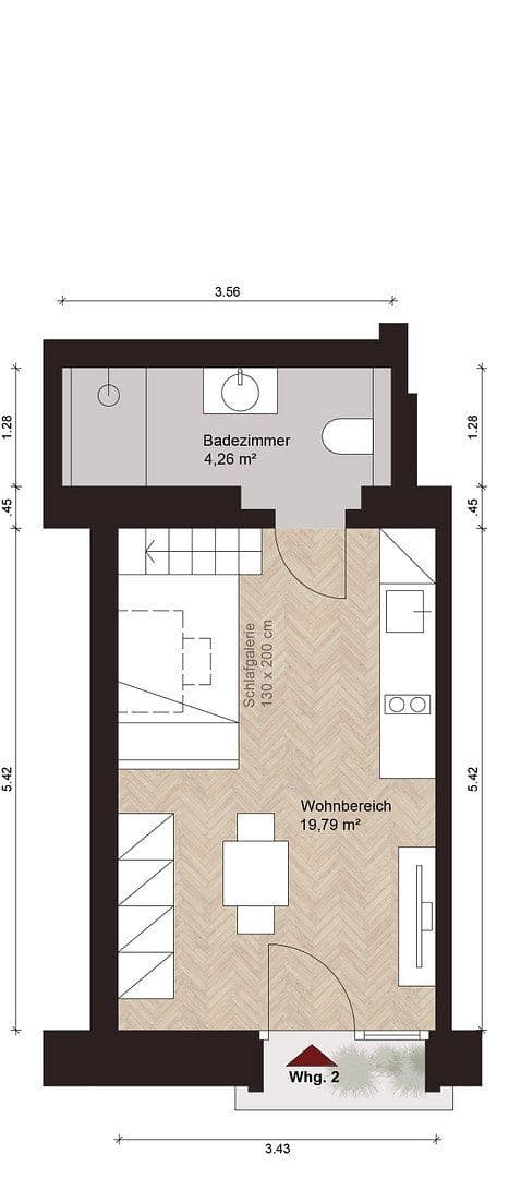 Prodej bytu 1+1 24 m², München, Bavorsko Prodej bytu 1+1 24 m², München, Bavorsko