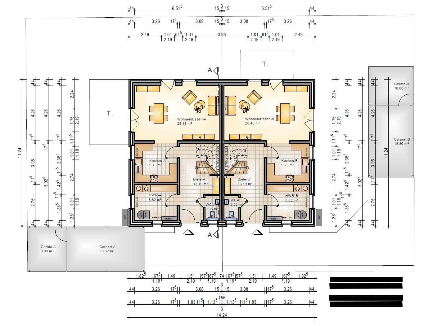 Pronájem domu 120 m², pozemek 300 m², Apen, Dolní Sasko Pronájem domu 120 m², pozemek 300 m², Apen, Dolní Sasko