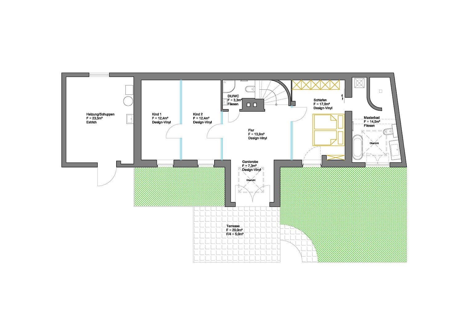 Pronájem domu 146 m², pozemek 250 m², Pirnaer Landstraße 183 (Hinterhaus), Dresden, Sasko Pronájem domu 146 m², pozemek 250 m², Pirnaer Landstraße 183 (Hinterhaus), Dresden, Sasko