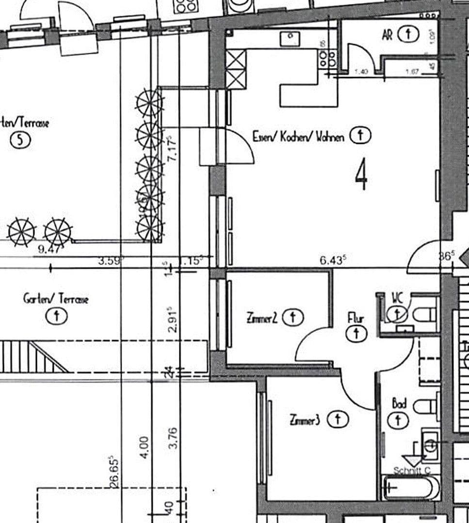 Prodej bytu 3+1 92 m², Goethestr. 15, Worms, Porýní-Falc Prodej bytu 3+1 92 m², Goethestr. 15, Worms, Porýní-Falc