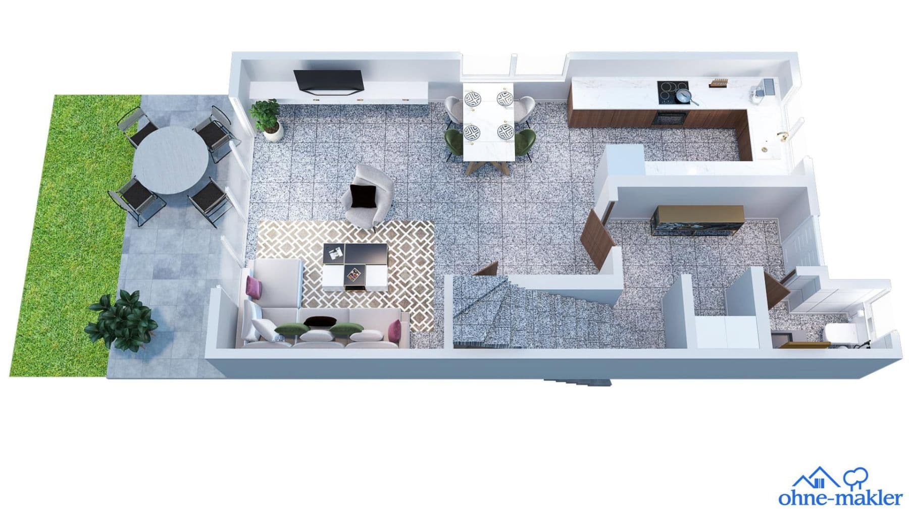 Prodej domu 134 m², pozemek 390 m², Alter Darmstädter Weg 15a, Roßdorf, Hessen Prodej domu 134 m², pozemek 390 m², Alter Darmstädter Weg 15a, Roßdorf, Hessen