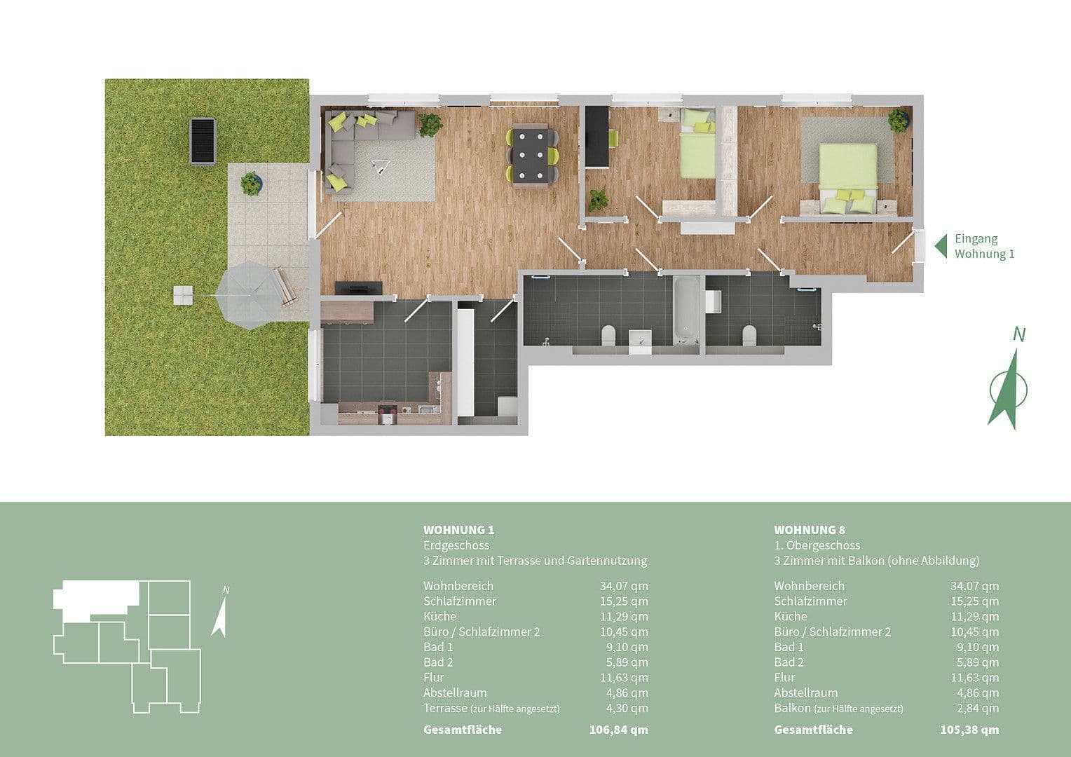Pronájem bytu 3+1 107 m², Taufkirchen/Vils, Bavorsko Pronájem bytu 3+1 107 m², Taufkirchen/Vils, Bavorsko