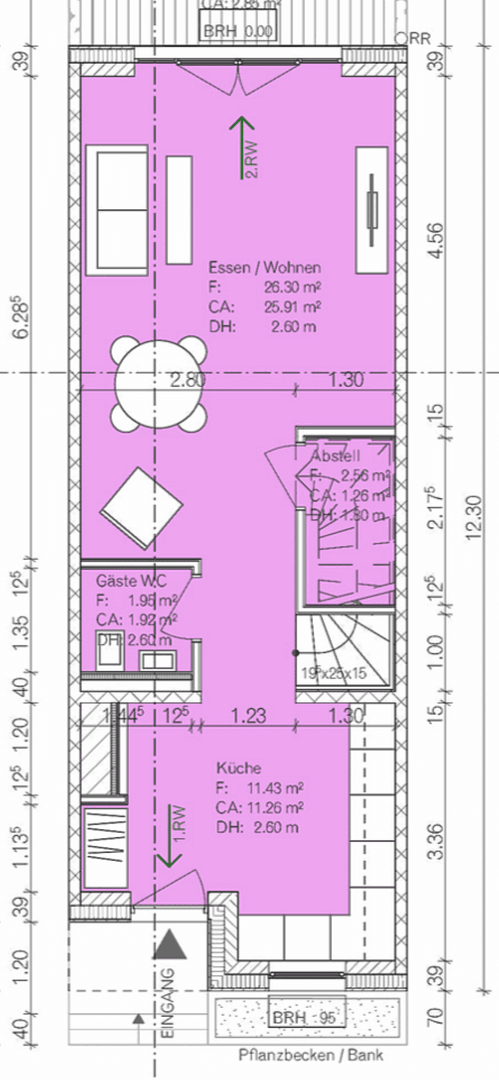 Prodej domu 122 m², pozemek 121 m², Kuehnbachring 61h, Hamburg, Hamburg Prodej domu 122 m², pozemek 121 m², Kuehnbachring 61h, Hamburg, Hamburg