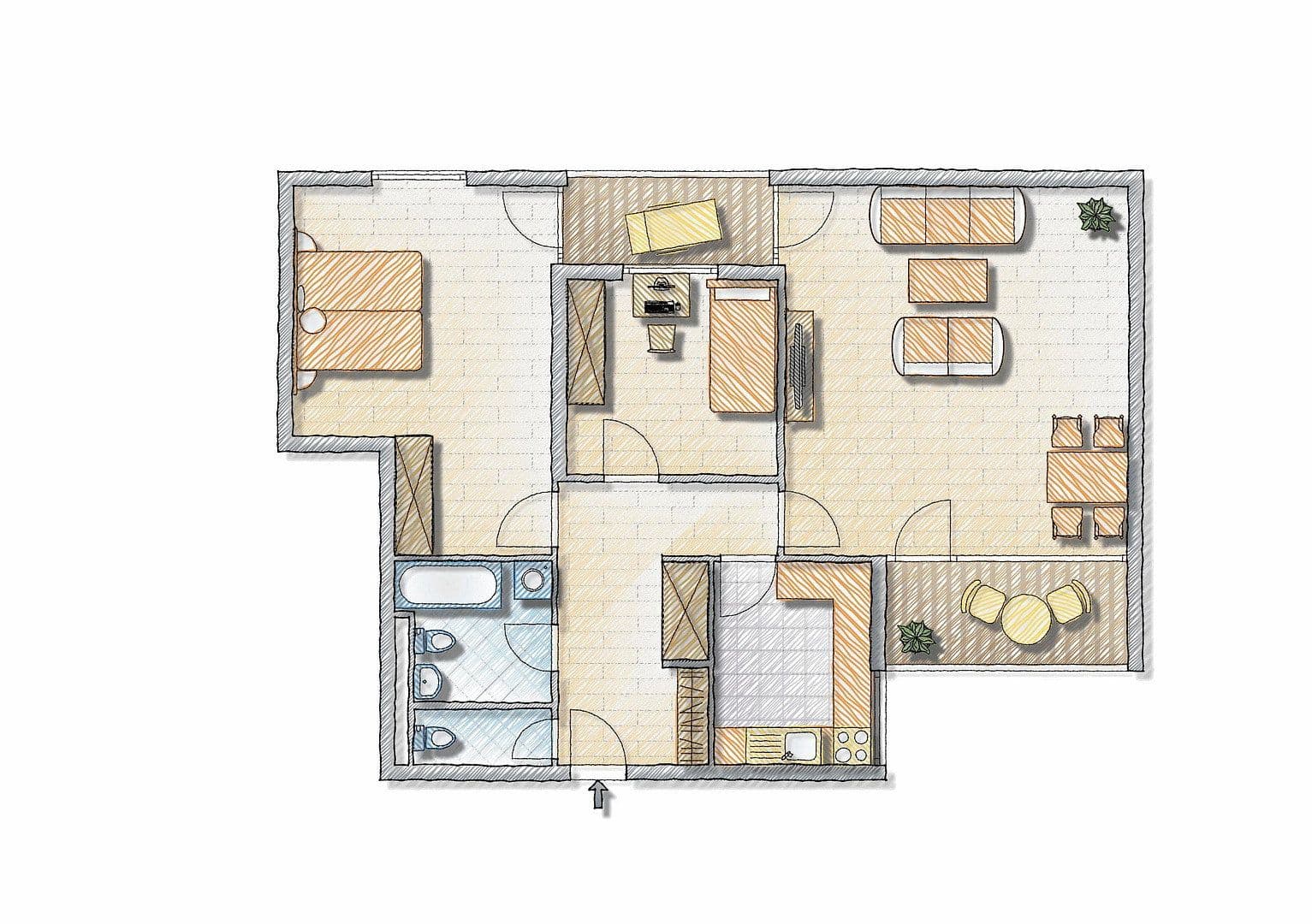 Pronájem bytu 3+1 95 m², Alter Kirchweg 6, Langenfeld (Rheinland), Severní Porýní-Vestfálsko Pronájem bytu 3+1 95 m², Alter Kirchweg 6, Langenfeld (Rheinland), Severní Porýní-Vestfálsko