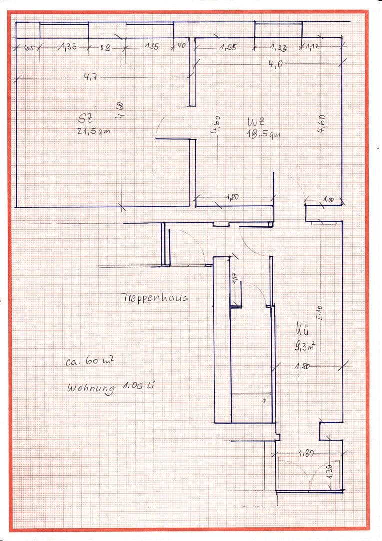 Pronájem bytu 2+1 60 m², Windhukstraße 37, Wuppertal, Severní Porýní-Vestfálsko Pronájem bytu 2+1 60 m², Windhukstraße 37, Wuppertal, Severní Porýní-Vestfálsko