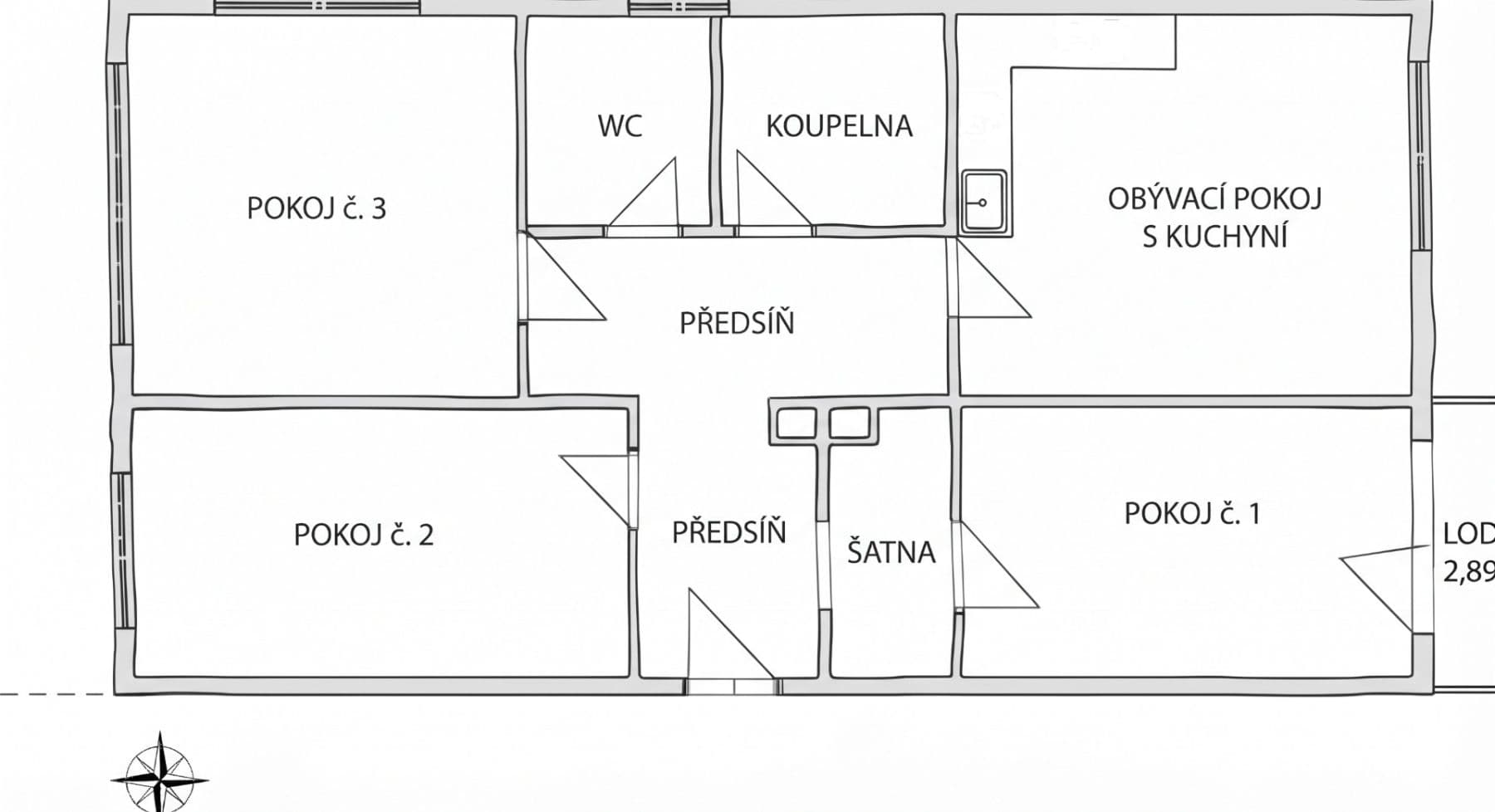 Pronájem bytu 4+kk 76 m², Jordana Jovkova, Praha, Praha Pronájem bytu 4+kk 76 m², Jordana Jovkova, Praha, Praha