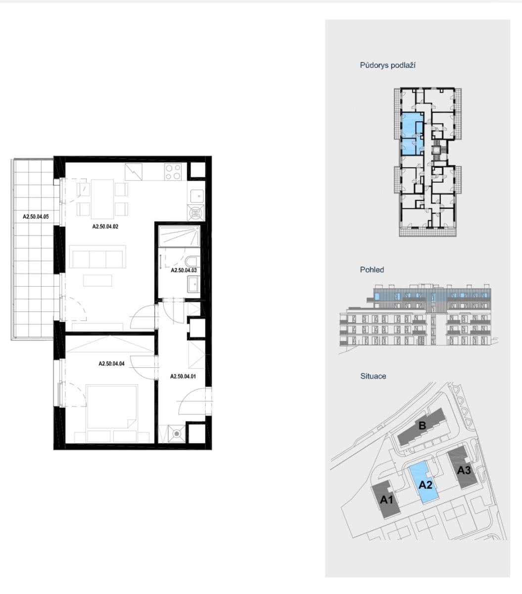 Prodej bytu 2+kk 50 m², Haenkeho, Praha, Praha Prodej bytu 2+kk 50 m², Haenkeho, Praha, Praha