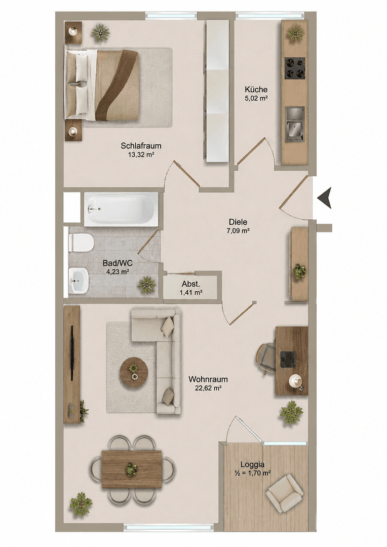 Prodej bytu 2+1 55 m², Zorneding, Bavorsko Prodej bytu 2+1 55 m², Zorneding, Bavorsko