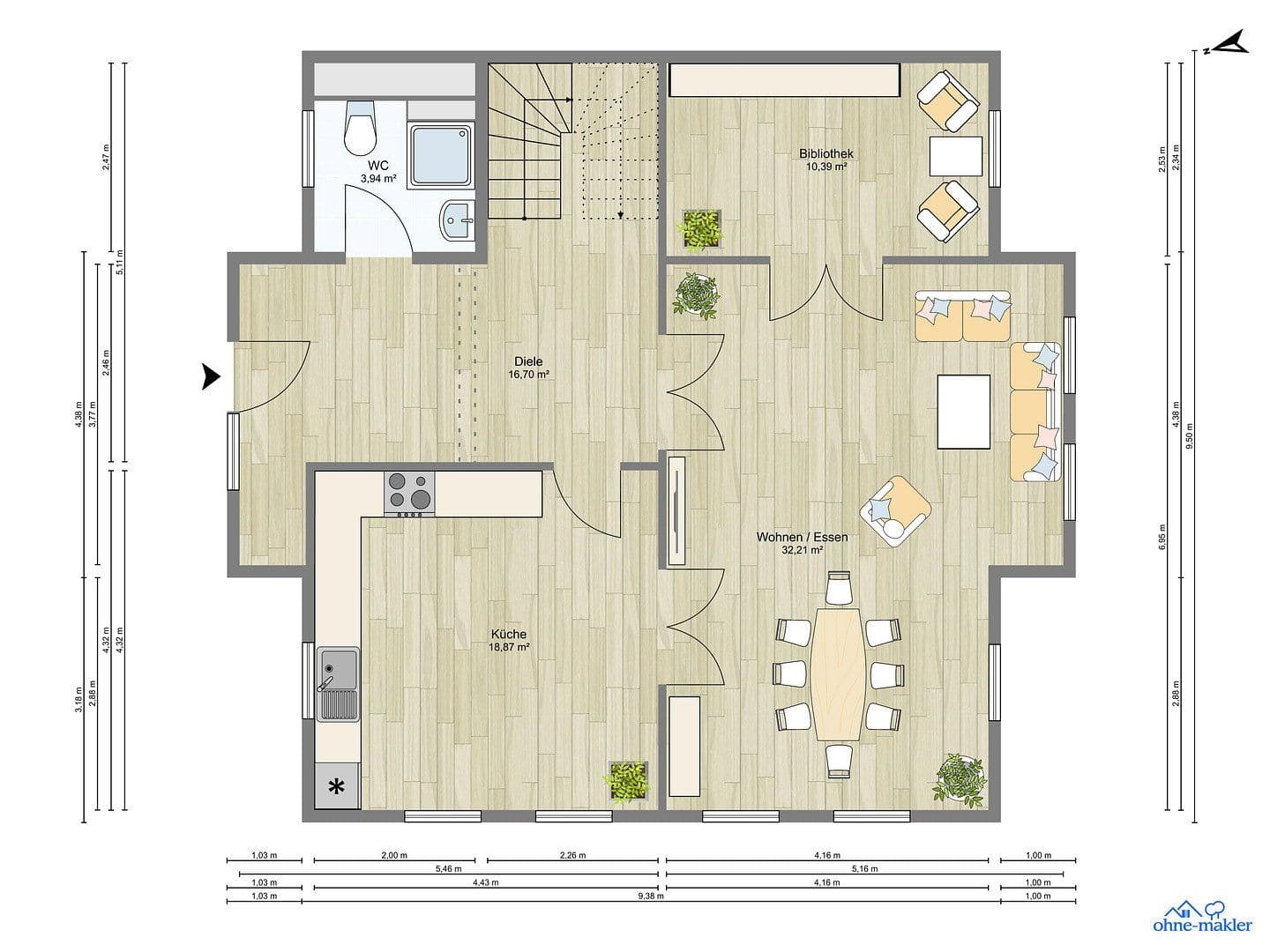 Prodej domu 464 m², pozemek 1.313 m², Hamburg, Hamburg Prodej domu 464 m², pozemek 1.313 m², Hamburg, Hamburg