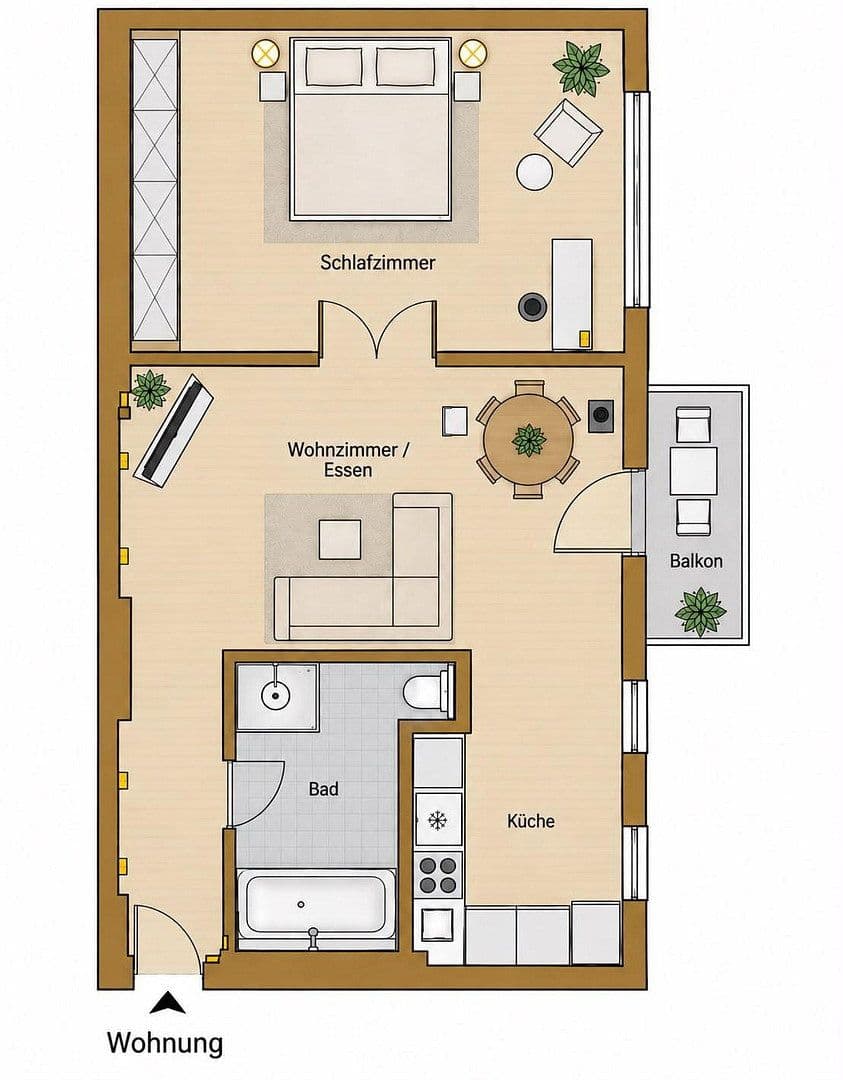 Prodej bytu 2+1 56 m², Berlin, Berlín Prodej bytu 2+1 56 m², Berlin, Berlín