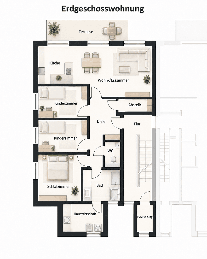Pronájem bytu 4+1 120 m², Im Mainzertal 4, Rheinbach, Severní Porýní-Vestfálsko Pronájem bytu 4+1 120 m², Im Mainzertal 4, Rheinbach, Severní Porýní-Vestfálsko