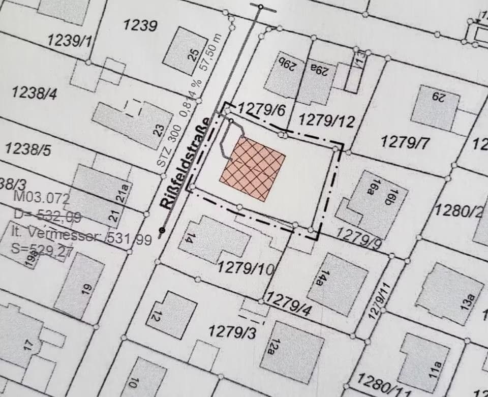Prodej pozemku 545 m², Rißfeldstr. 16, Fürstenfeldbruck, Bavorsko Prodej pozemku 545 m², Rißfeldstr. 16, Fürstenfeldbruck, Bavorsko