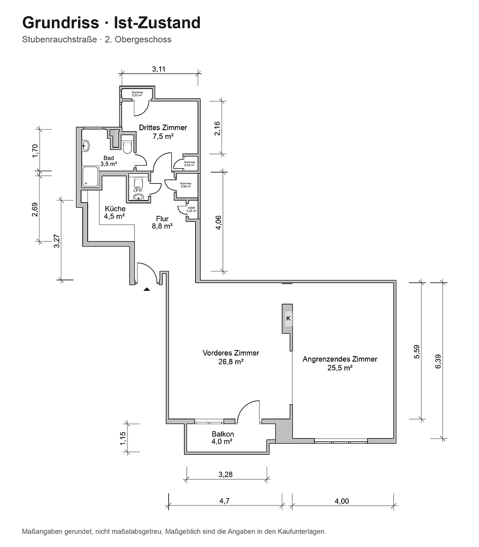 Prodej bytu 3+1 81 m², Stubenrauchstr.41, Berlin, Berlín Prodej bytu 3+1 81 m², Stubenrauchstr.41, Berlin, Berlín