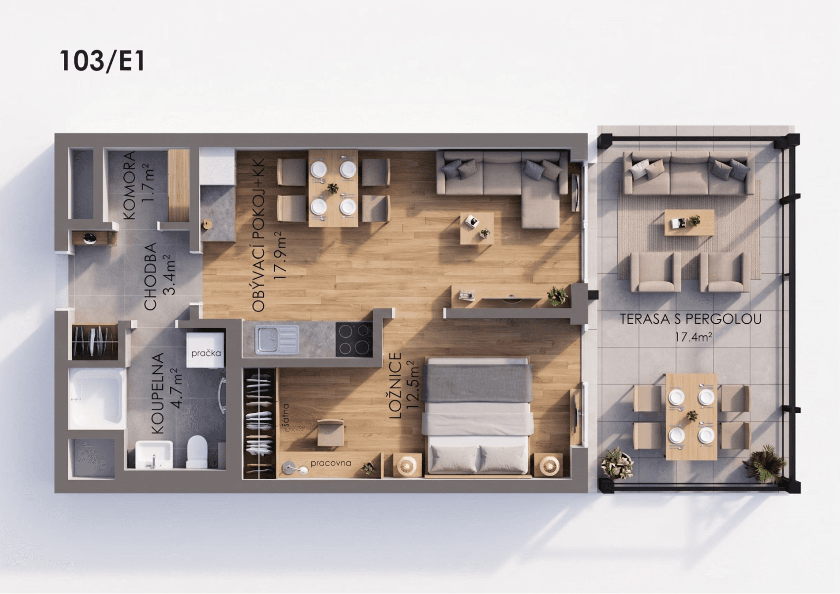 Prodej bytu 2+kk 43 m², Stočesova, Praha, Praha Prodej bytu 2+kk 43 m², Stočesova, Praha, Praha
