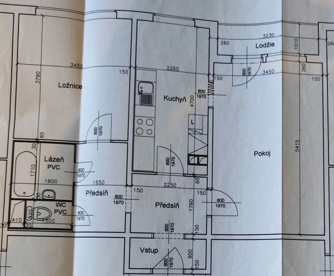 Pronájem bytu 2+1 55 m², Pomořanská, Praha, Praha Pronájem bytu 2+1 55 m², Pomořanská, Praha, Praha