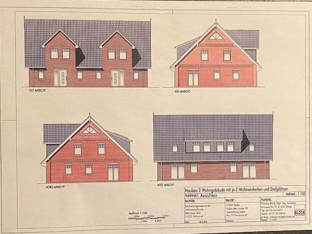 Prodej domu 126 m², pozemek 540 m², Unter den Linden 28 a + c, Stelle, Dolní Sasko Prodej domu 126 m², pozemek 540 m², Unter den Linden 28 a + c, Stelle, Dolní Sasko