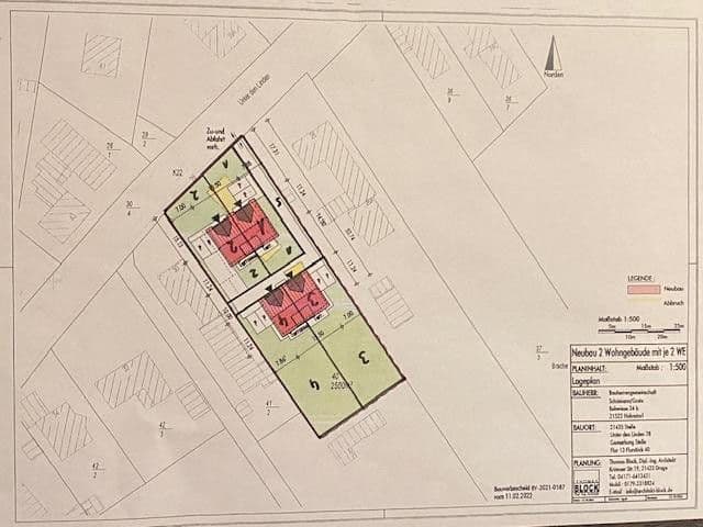 Prodej domu 126 m², pozemek 540 m², Unter den Linden 28 a + c, Stelle, Dolní Sasko Prodej domu 126 m², pozemek 540 m², Unter den Linden 28 a + c, Stelle, Dolní Sasko