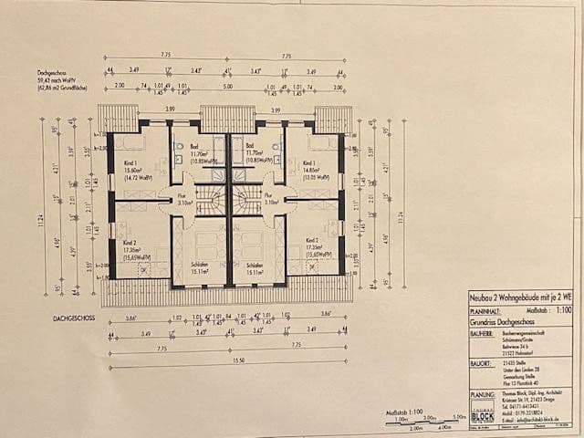 Prodej domu 126 m², pozemek 540 m², Unter den Linden 28 a + c, Stelle, Dolní Sasko Prodej domu 126 m², pozemek 540 m², Unter den Linden 28 a + c, Stelle, Dolní Sasko
