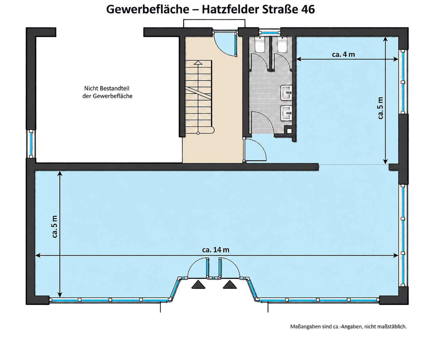 Pronájem nebytového prostoru 100 m², Hatzfelder Straße 46, Paderborn, Severní Porýní-Vestfálsko Pronájem nebytového prostoru 100 m², Hatzfelder Straße 46, Paderborn, Severní Porýní-Vestfálsko