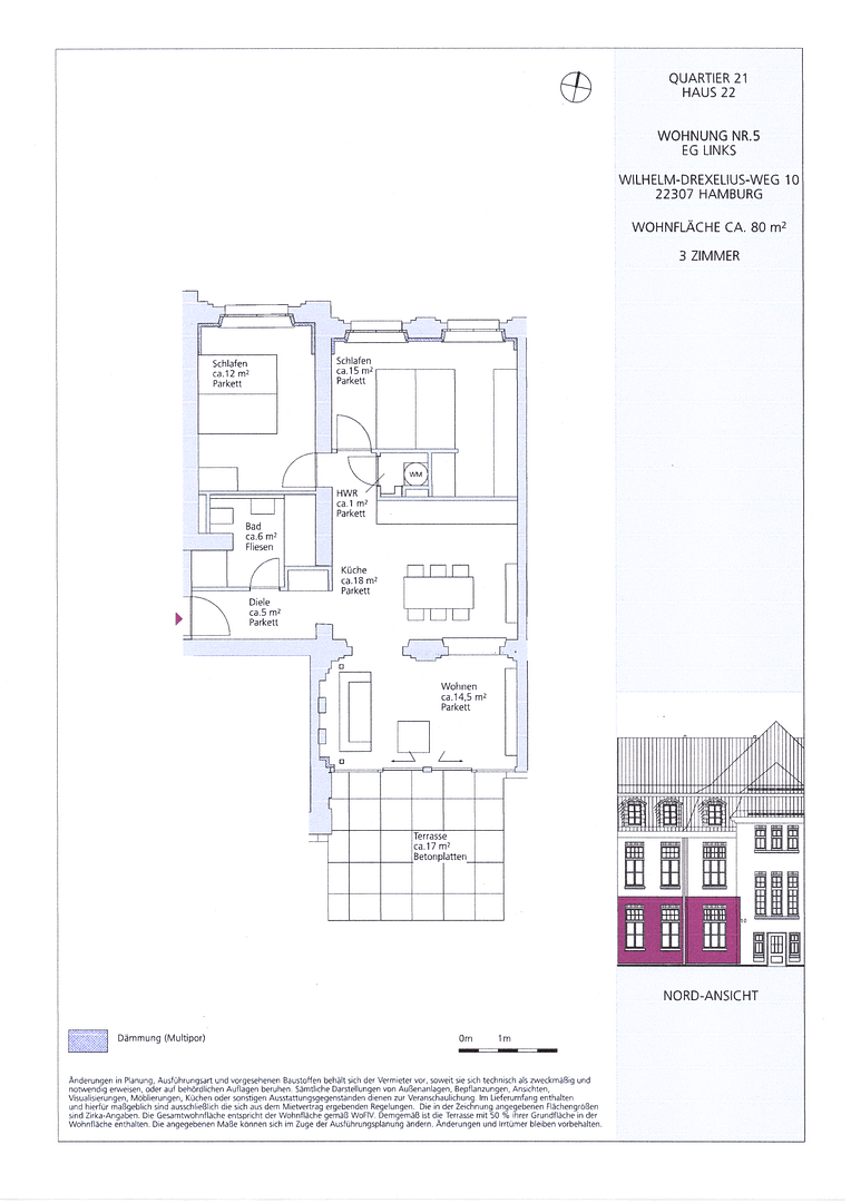 Prodej bytu 3+1 80 m², Wilhelm-Drexelius-Weg 10, Hamburg, Hamburg Prodej bytu 3+1 80 m², Wilhelm-Drexelius-Weg 10, Hamburg, Hamburg
