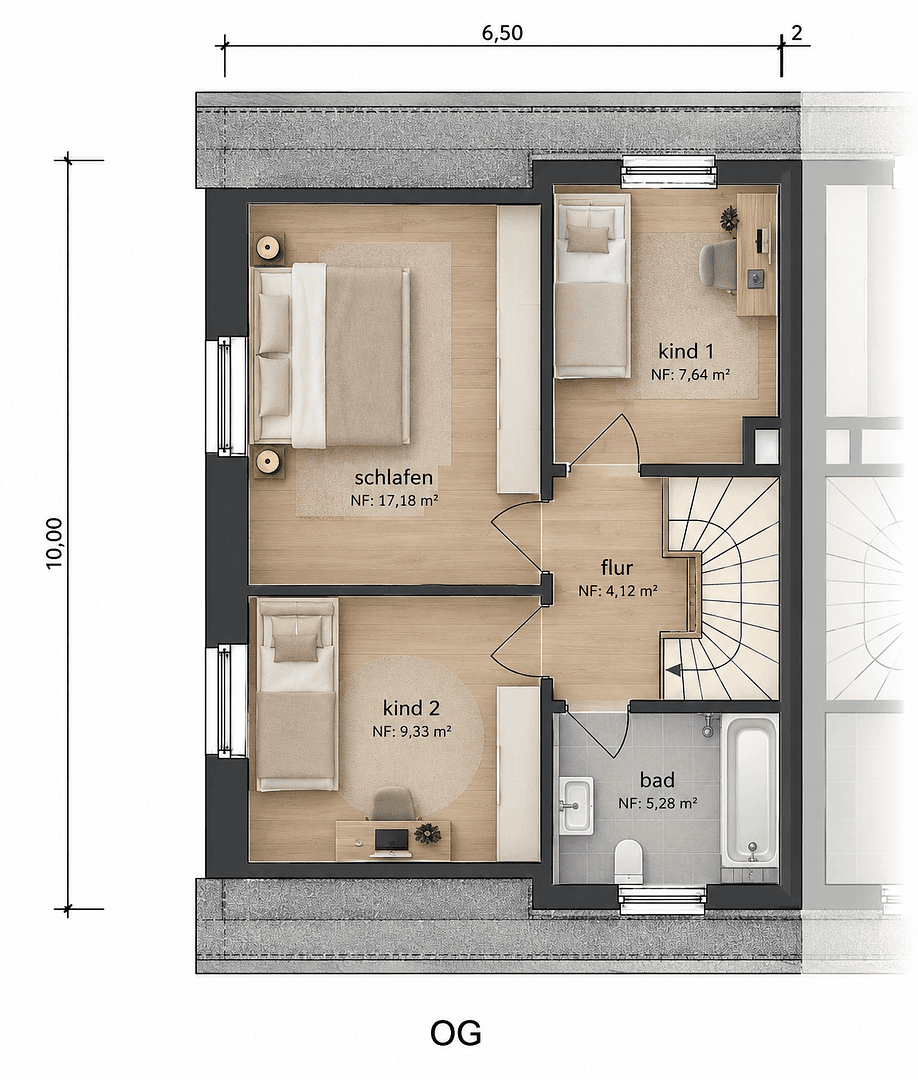 Prodej domu 100 m², pozemek 325 m², Elfenbeinweg 18, Hamburg, Hamburg Prodej domu 100 m², pozemek 325 m², Elfenbeinweg 18, Hamburg, Hamburg