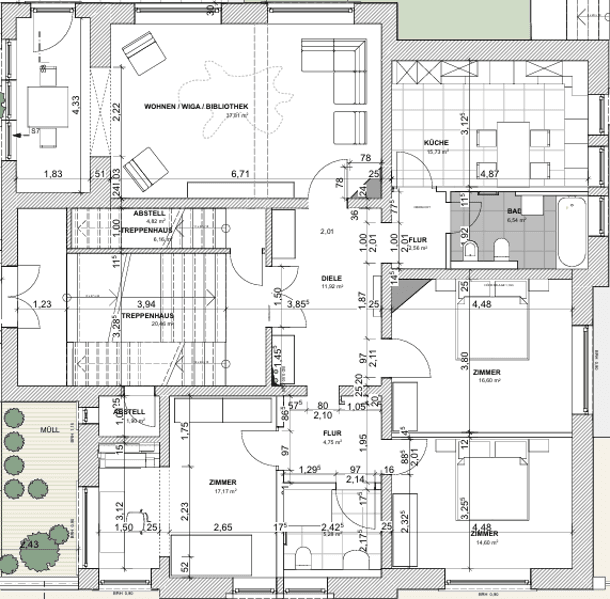Prodej bytu 5+1 140 m², Bad Nauheim, Hessen Prodej bytu 5+1 140 m², Bad Nauheim, Hessen