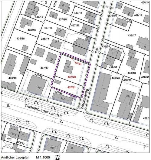 Prodej pozemku 1.213 m², Wachtelweg 3 - 5, München, Bavorsko Prodej pozemku 1.213 m², Wachtelweg 3 - 5, München, Bavorsko
