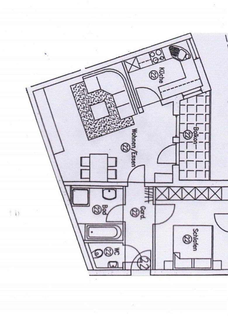 Pronájem bytu 2+1 59 m², Goezstraße 3, Stuttgart-Plieningen, Bádensko-Württembersko Pronájem bytu 2+1 59 m², Goezstraße 3, Stuttgart-Plieningen, Bádensko-Württembersko