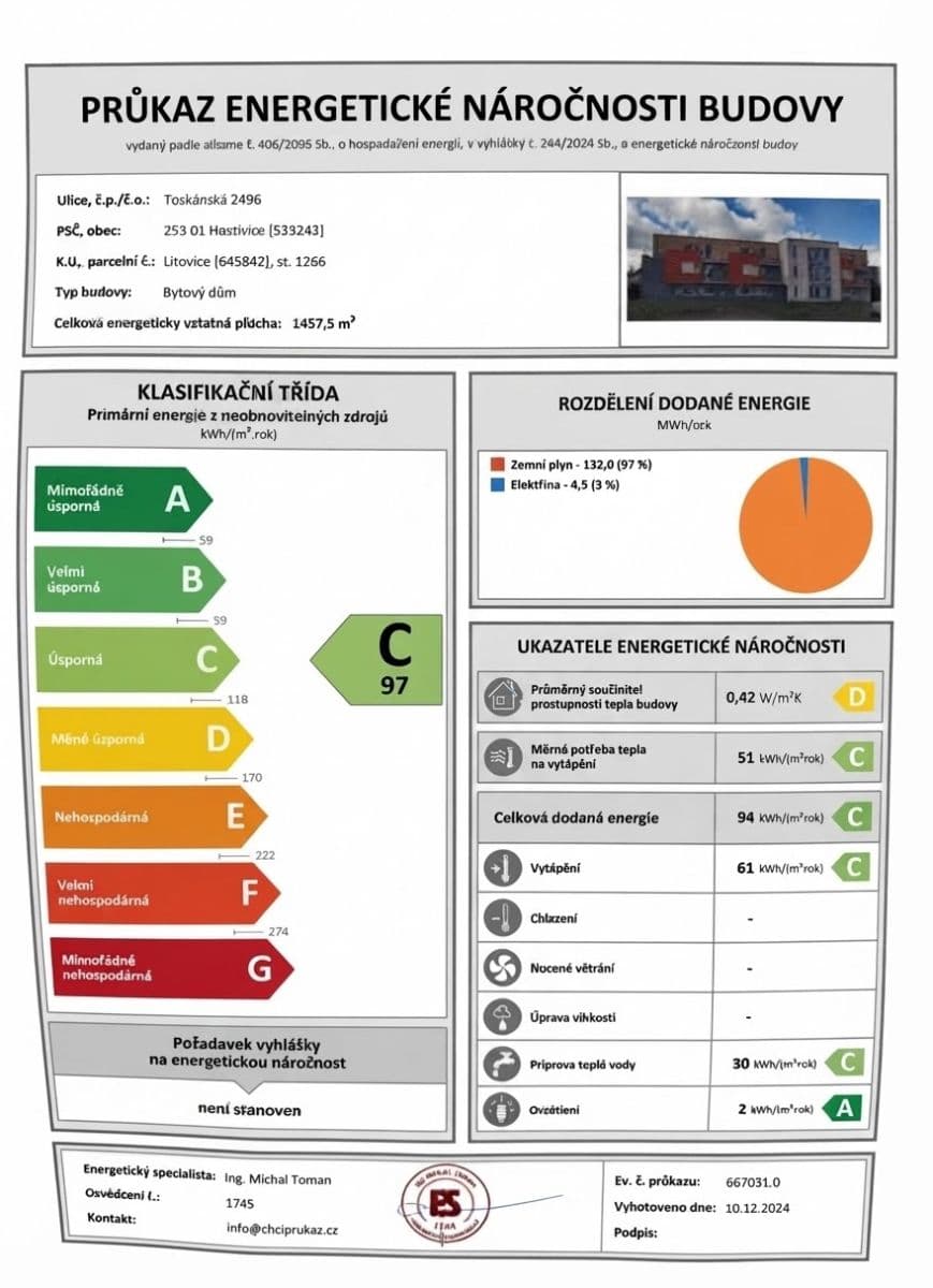 Prodej bytu 2+kk 54 m², Toskánská, Hostivice, Středočeský kraj Prodej bytu 2+kk 54 m², Toskánská, Hostivice, Středočeský kraj