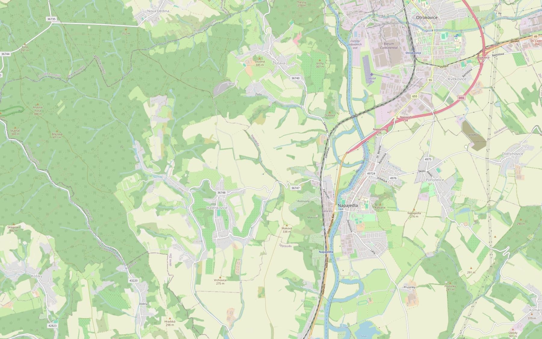 Prodej pozemku 4.474 m², Halenkovice, Zlínský kraj Prodej pozemku 4.474 m², Halenkovice, Zlínský kraj