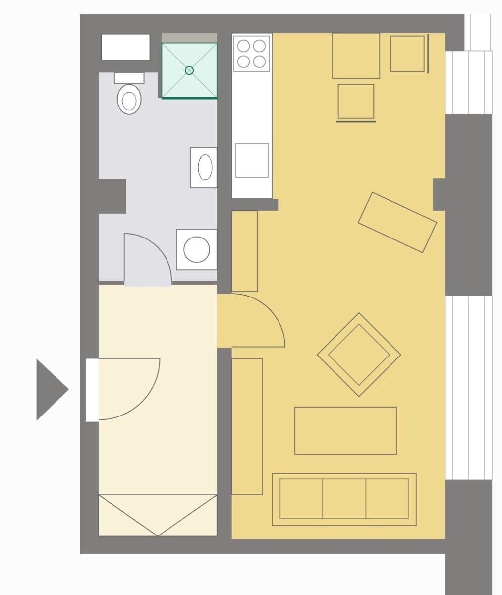 Prodej bytu 1+kk 36 m², Českomoravská, Praha, Praha Prodej bytu 1+kk 36 m², Českomoravská, Praha, Praha