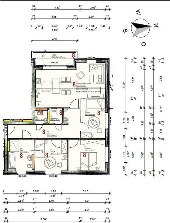 Pronájem bytu 4+1 102 m², Schützenstraße 21, Kaltenkirchen, Šlesvicko-Holštýnsko Pronájem bytu 4+1 102 m², Schützenstraße 21, Kaltenkirchen, Šlesvicko-Holštýnsko