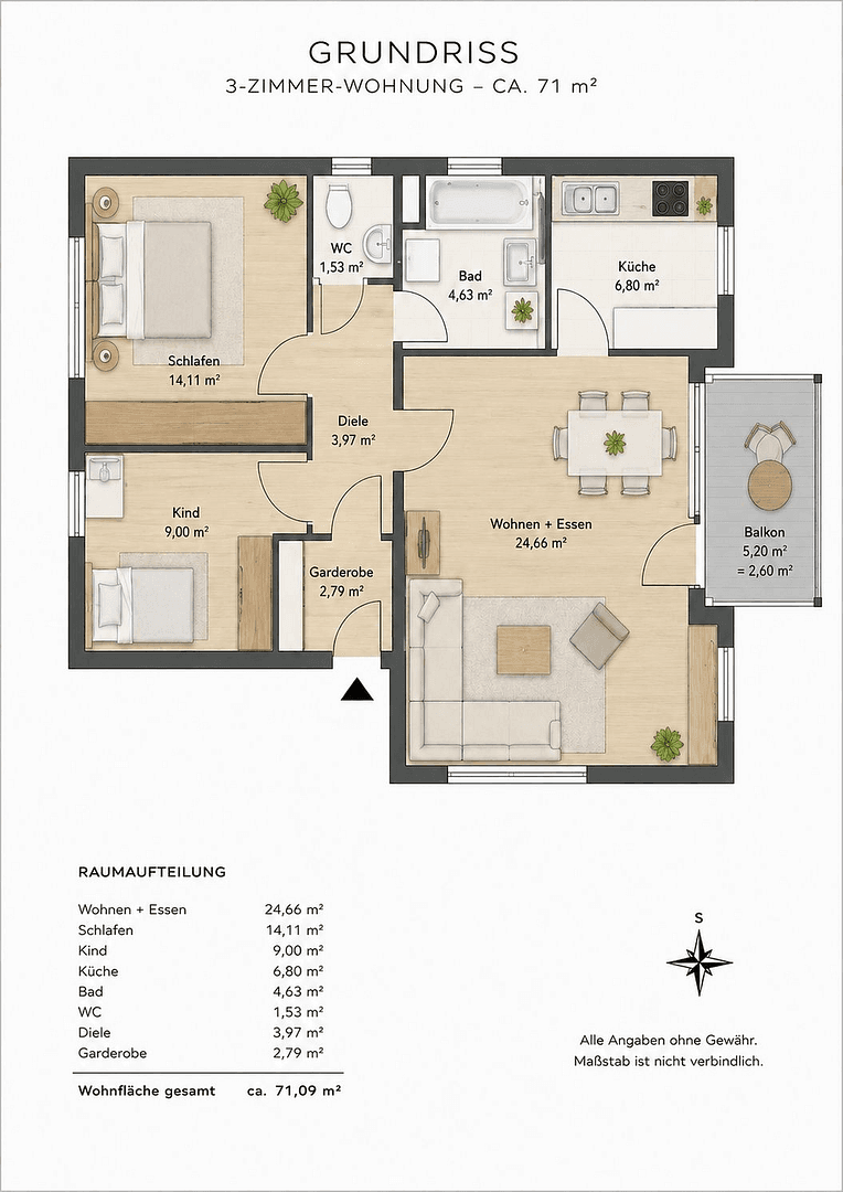Prodej bytu 3+1 72 m², Pfullingen, Bádensko-Württembersko Prodej bytu 3+1 72 m², Pfullingen, Bádensko-Württembersko
