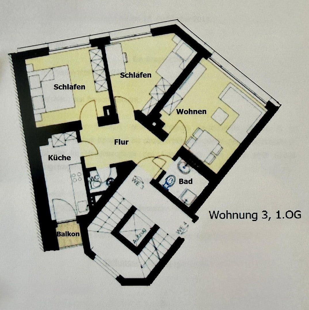 Prodej bytu 3+1 67 m², Köln, Severní Porýní-Vestfálsko Prodej bytu 3+1 67 m², Köln, Severní Porýní-Vestfálsko