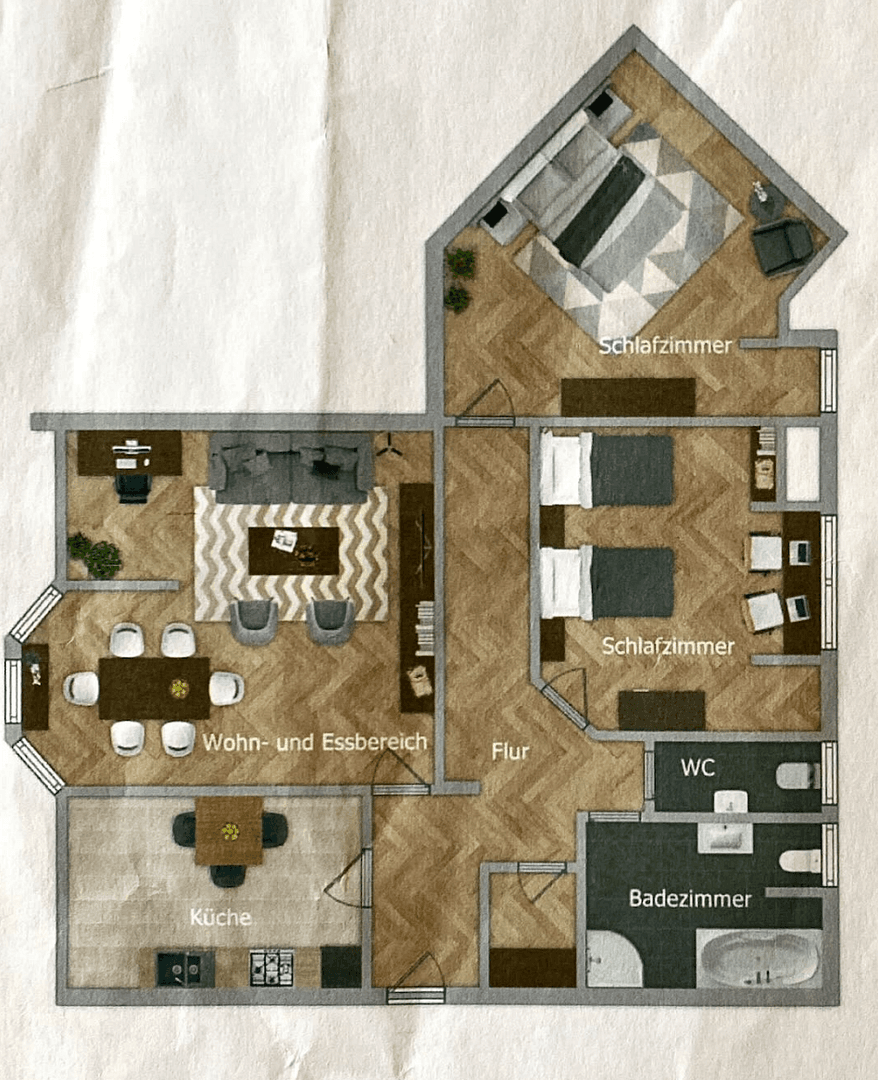 Prodej bytu 3+1 80 m², Ritter-Honius-Straße 10, Rohrbach, Porýní-Falc Prodej bytu 3+1 80 m², Ritter-Honius-Straße 10, Rohrbach, Porýní-Falc