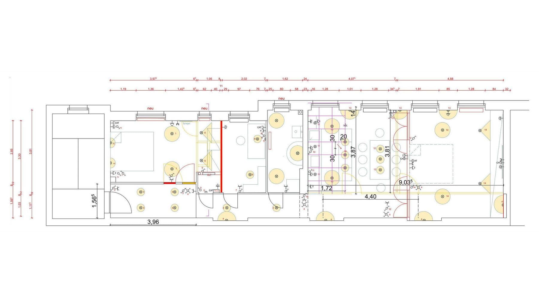 Pronájem bytu 4+1 85 m², Prager Str. 5, Berlin, Berlín Pronájem bytu 4+1 85 m², Prager Str. 5, Berlin, Berlín