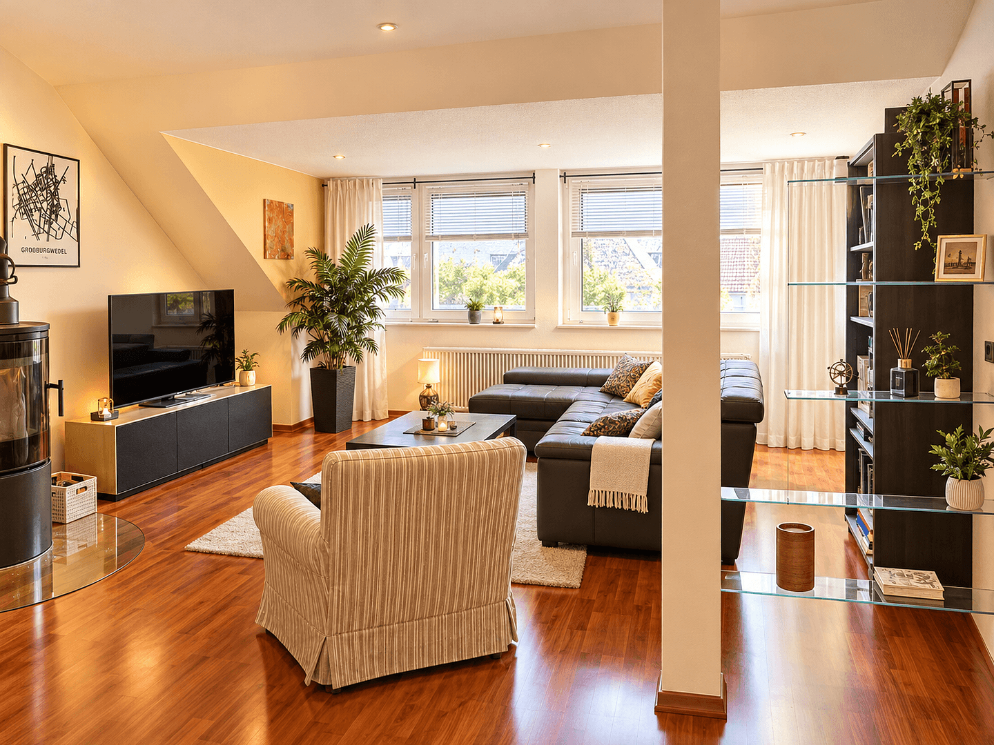Pronájem bytu 4+1 145 m², Dr.-Albert-David-Straße 19, Burgwedel, Dolní Sasko Pronájem bytu 4+1 145 m², Dr.-Albert-David-Straße 19, Burgwedel, Dolní Sasko