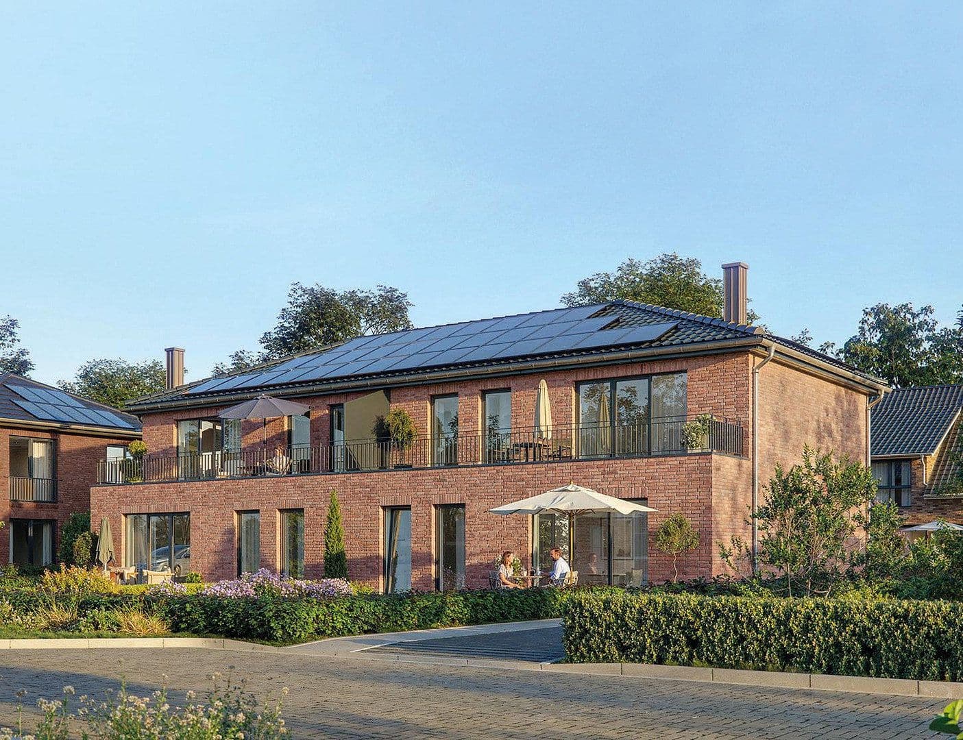 Prodej domu 157 m², pozemek 393 m², Glockenapfel-Ring 2 & 2A, Horneburg, Dolní Sasko Prodej domu 157 m², pozemek 393 m², Glockenapfel-Ring 2 & 2A, Horneburg, Dolní Sasko