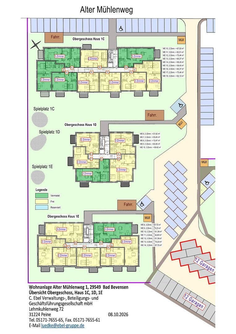Pronájem bytu 2+1 76 m², Alter Mühlenweg 1c, Bad Bevensen, Dolní Sasko Pronájem bytu 2+1 76 m², Alter Mühlenweg 1c, Bad Bevensen, Dolní Sasko