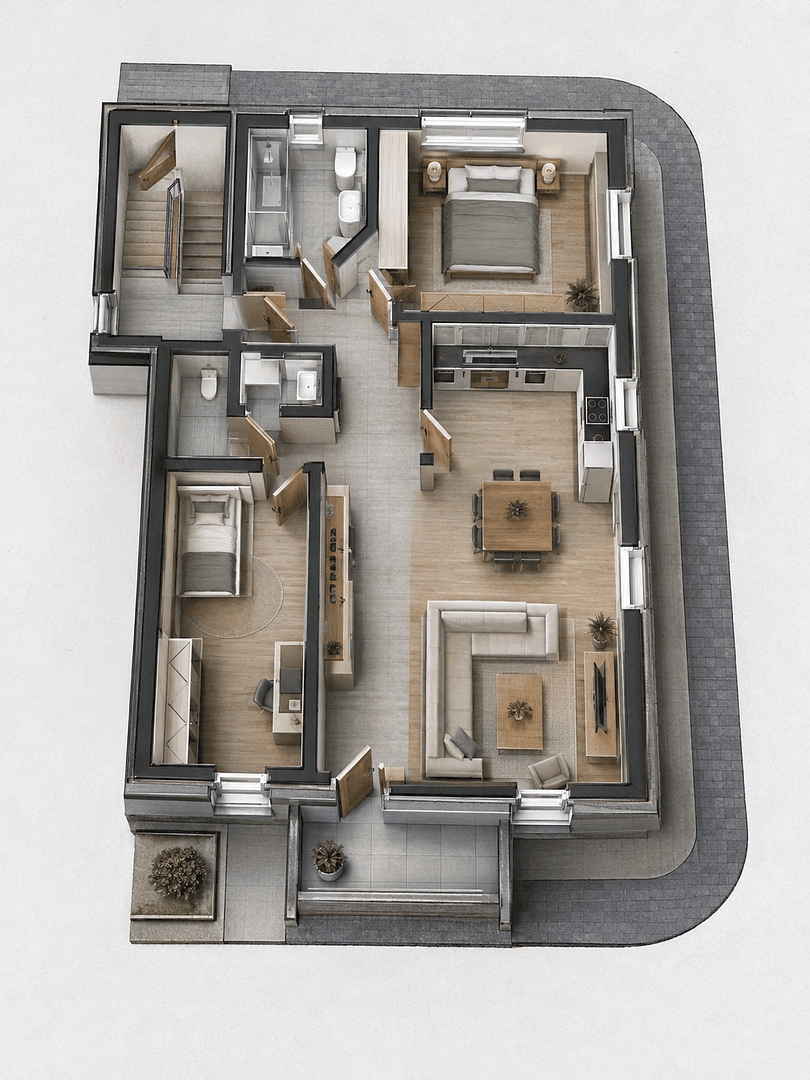 Prodej bytu 3+kk 79 m², Künzelsau, Bádensko-Württembersko Prodej bytu 3+kk 79 m², Künzelsau, Bádensko-Württembersko
