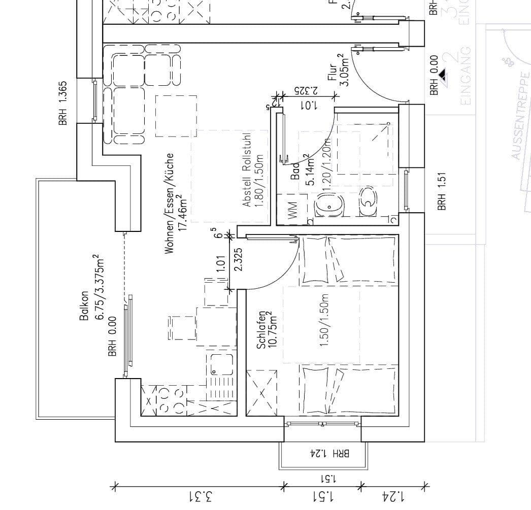 Pronájem bytu 2+1 45 m², Im Bannholz, Badenweiler, Bádensko-Württembersko Pronájem bytu 2+1 45 m², Im Bannholz, Badenweiler, Bádensko-Württembersko