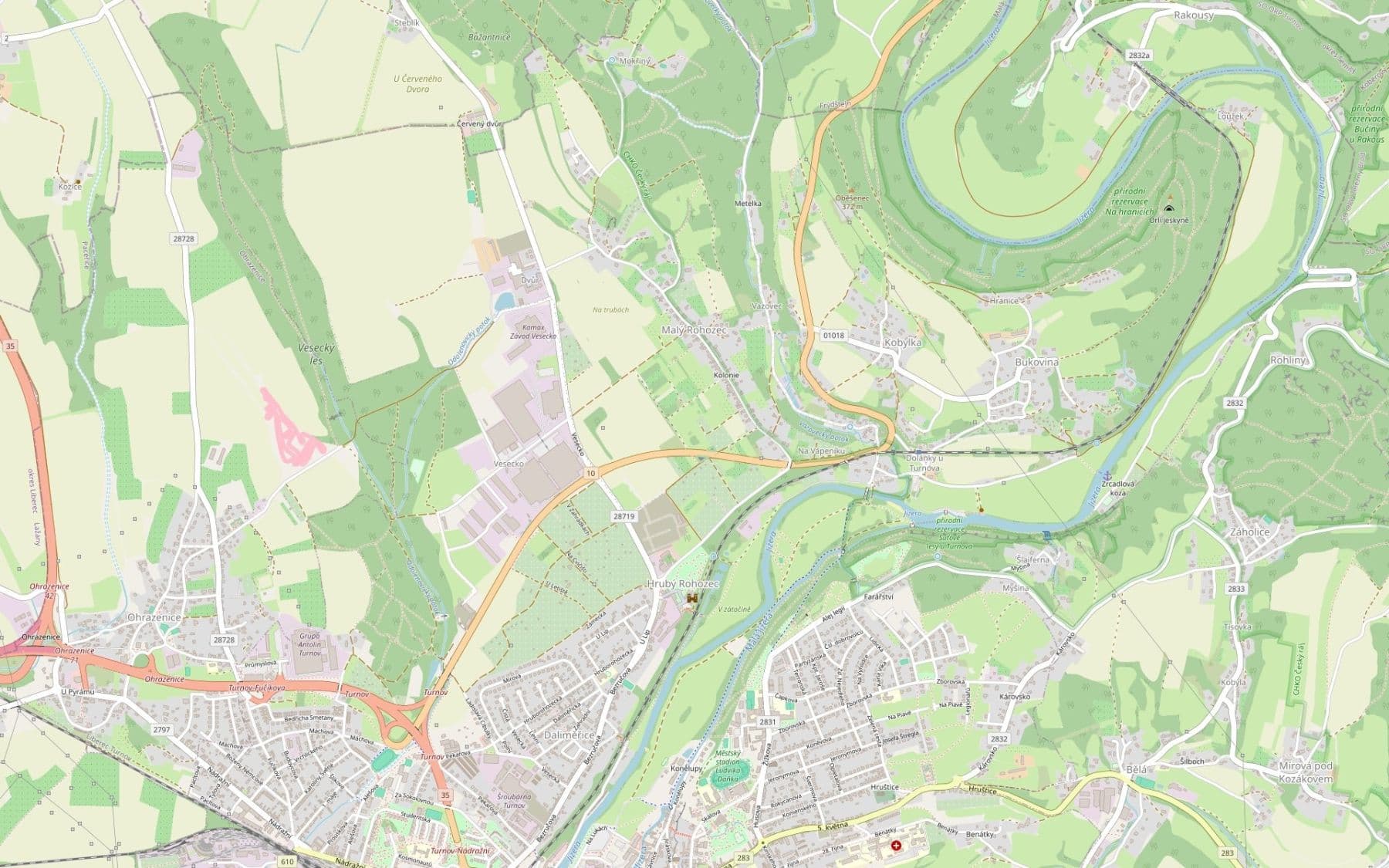 Prodej pozemku 1.029 m², Turnov, Liberecký kraj Prodej pozemku 1.029 m², Turnov, Liberecký kraj