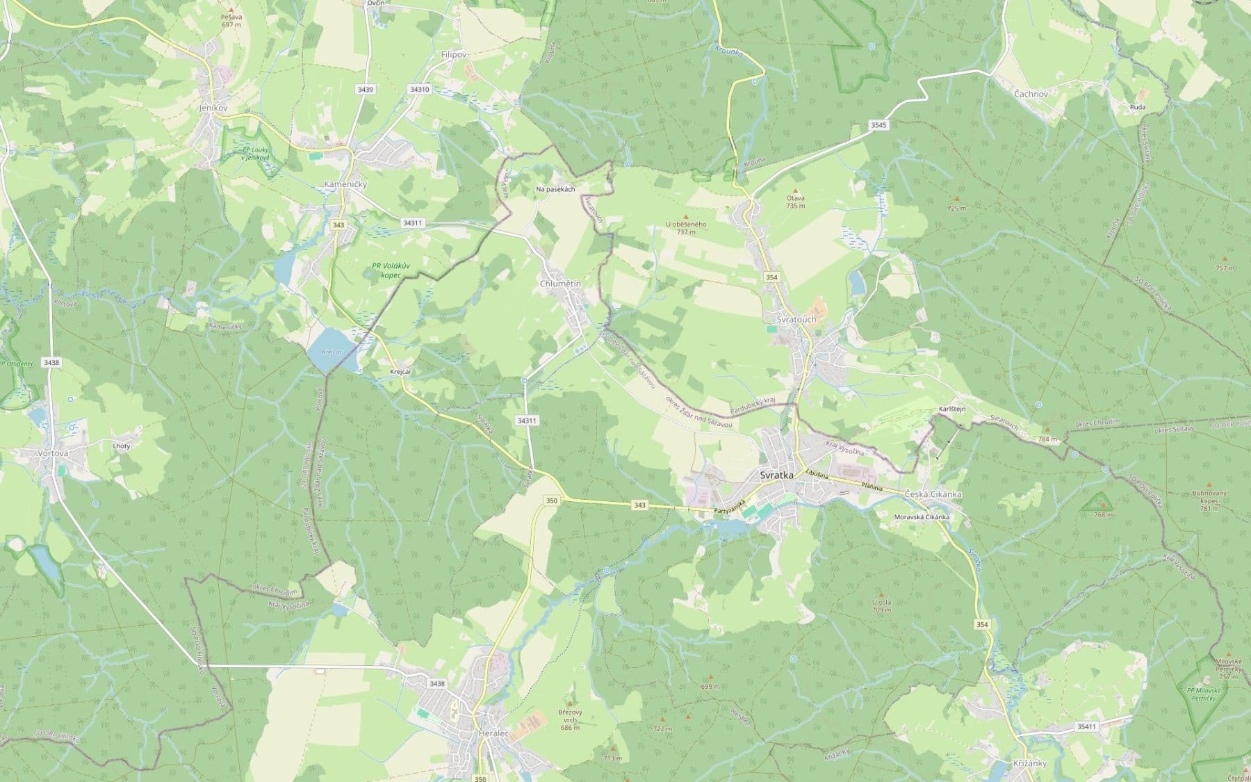 Prodej pozemku 10.811 m², Svratka, Kraj Vysočina Prodej pozemku 10.811 m², Svratka, Kraj Vysočina