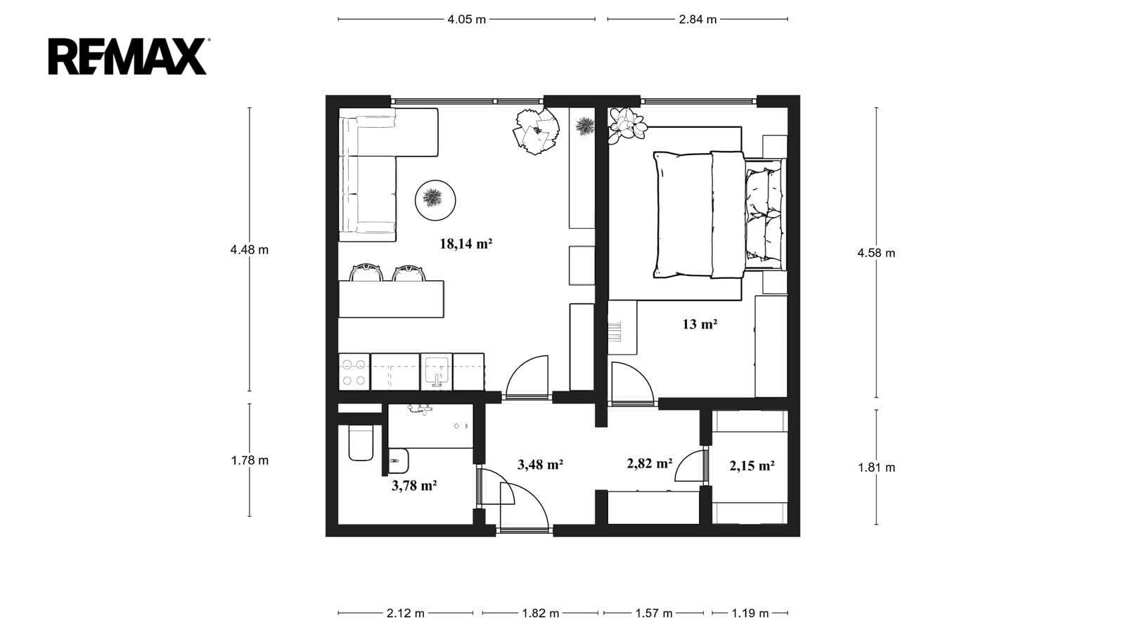 Pronájem bytu 2+kk 43 m², Brandtova, Ústí nad Labem, Ústecký kraj Pronájem bytu 2+kk 43 m², Brandtova, Ústí nad Labem, Ústecký kraj