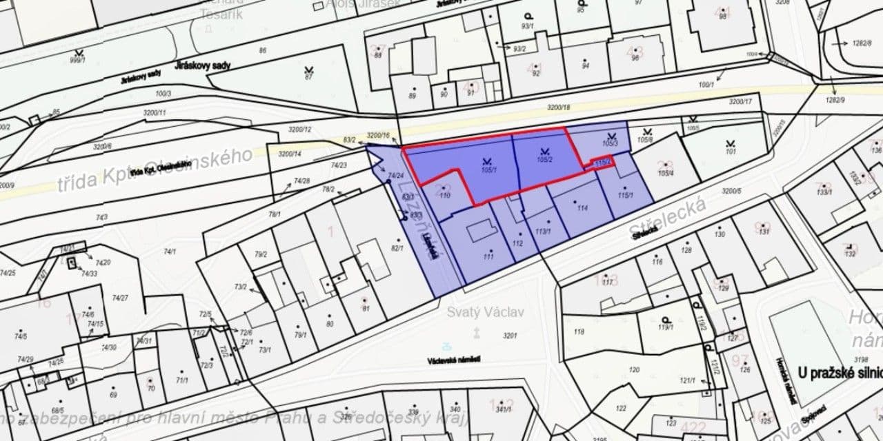 Prodej pozemku 757 m², Příbram, Středočeský kraj Prodej pozemku 757 m², Příbram, Středočeský kraj