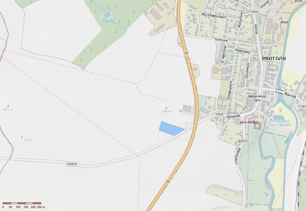 Prodej pozemku 9.000 m², Protivín, Jihočeský kraj Prodej pozemku 9.000 m², Protivín, Jihočeský kraj